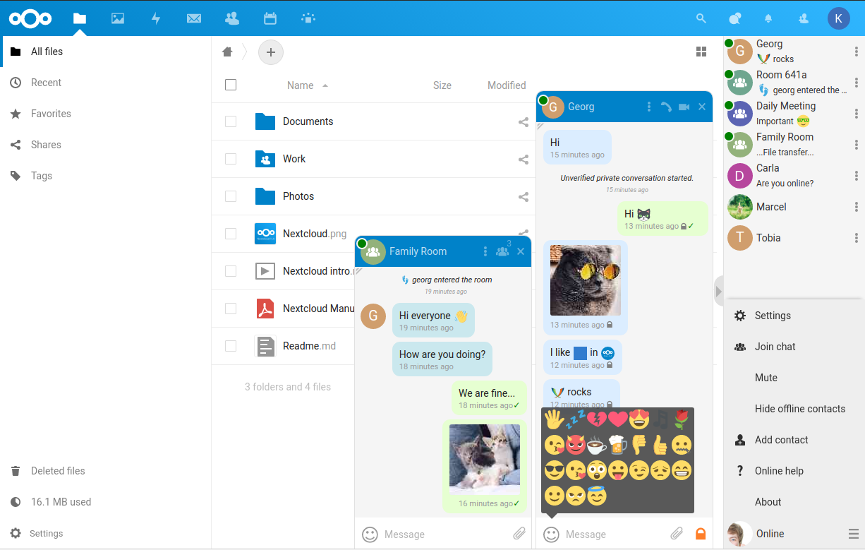 Nextcloud Screenshot